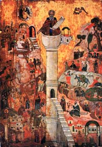 Icon of Saint Simeon the Stylite