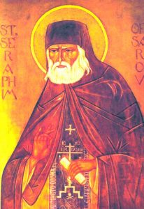 Icono de San Serafín de Sarovsky, el portador de Dios