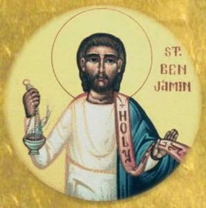 Saint Benjamin the deacon, the martyr