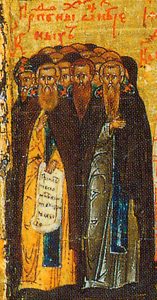 Drepții noștri părinți care au fost martirizați în Mănăstirea Sfântului Saba