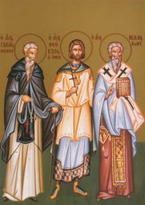 Григорий Десятиградский, Феоктист Исповедник и Прокл, патриарх Константинопольский.