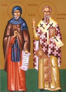 De heligas ärevördiga fader, Efestatius den store, biskop av Antiokia