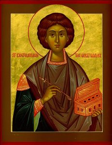 Saint Panteleimon, the healing physician