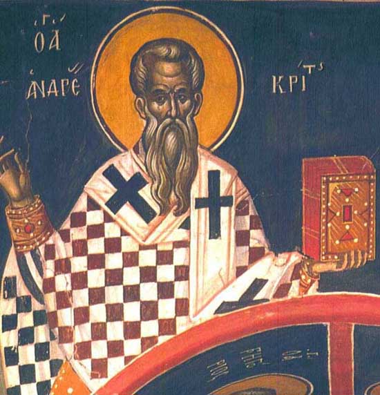 Andrew of Jerusalem, Archbishop of Crete (Crete)