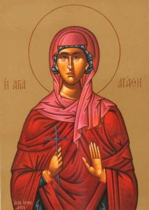 Saint Agathe, martyr