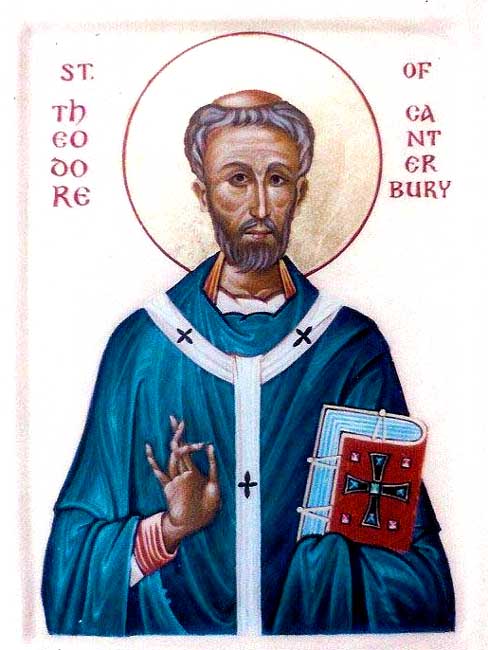 Saint Theodorus of Tarsus, metranê Canterbury