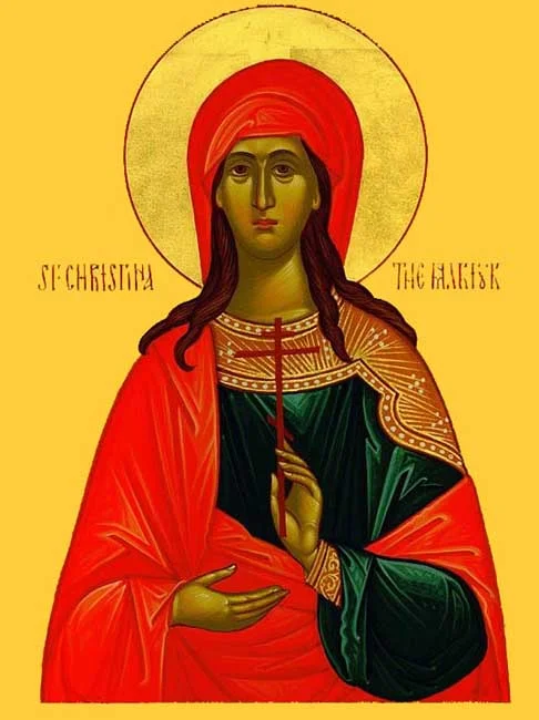 Sfânta Muceniță Cristina