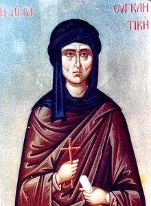 Saint Sincletiki the righteous