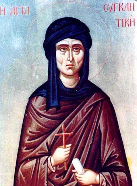 Saint Sincletiki the righteous