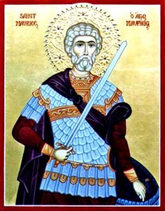 Der heilige Maurice von Apameia, der syrische Märtyrer